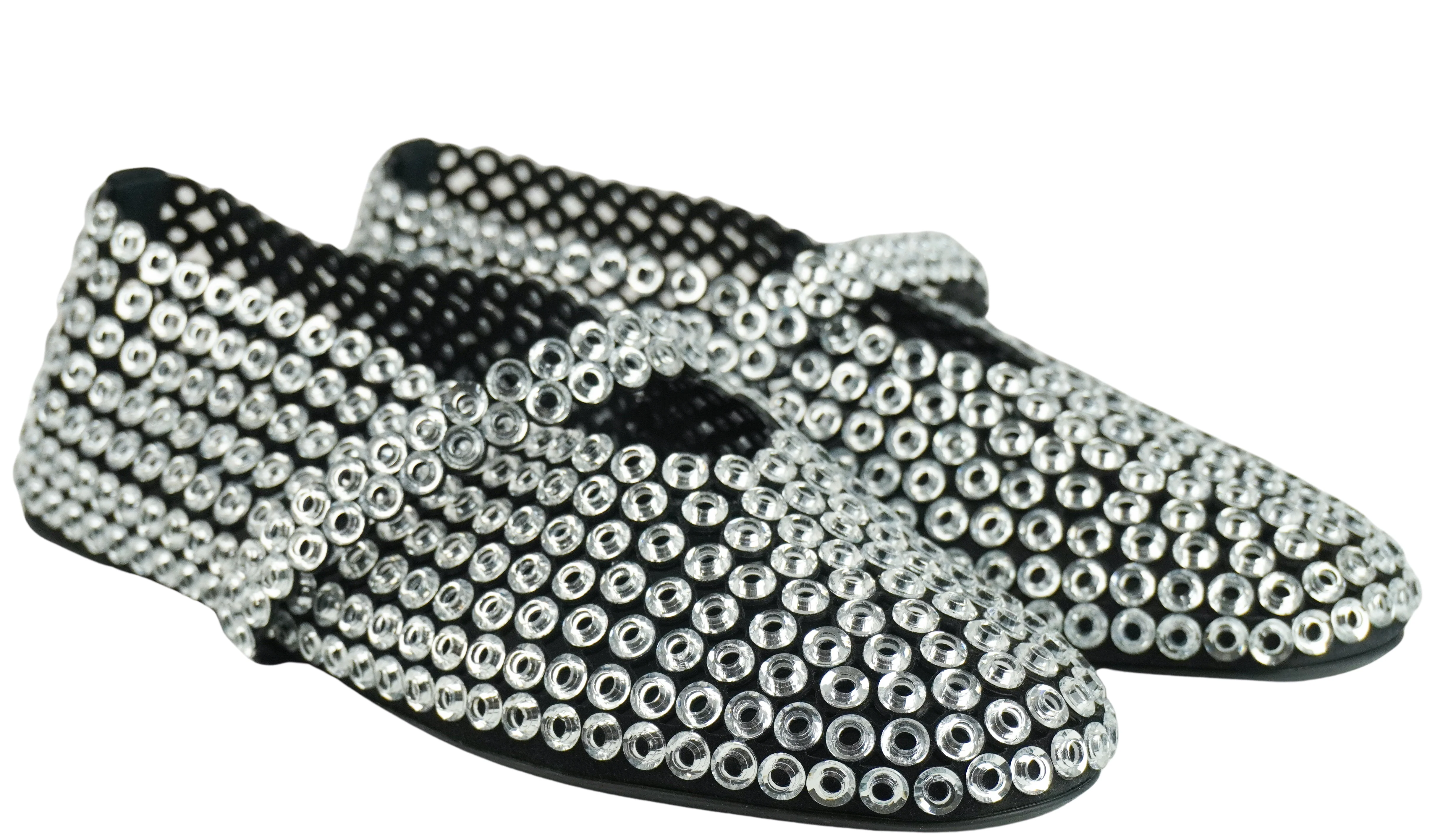 Alaïa Eyelet Flats in Transparent - Image 3
