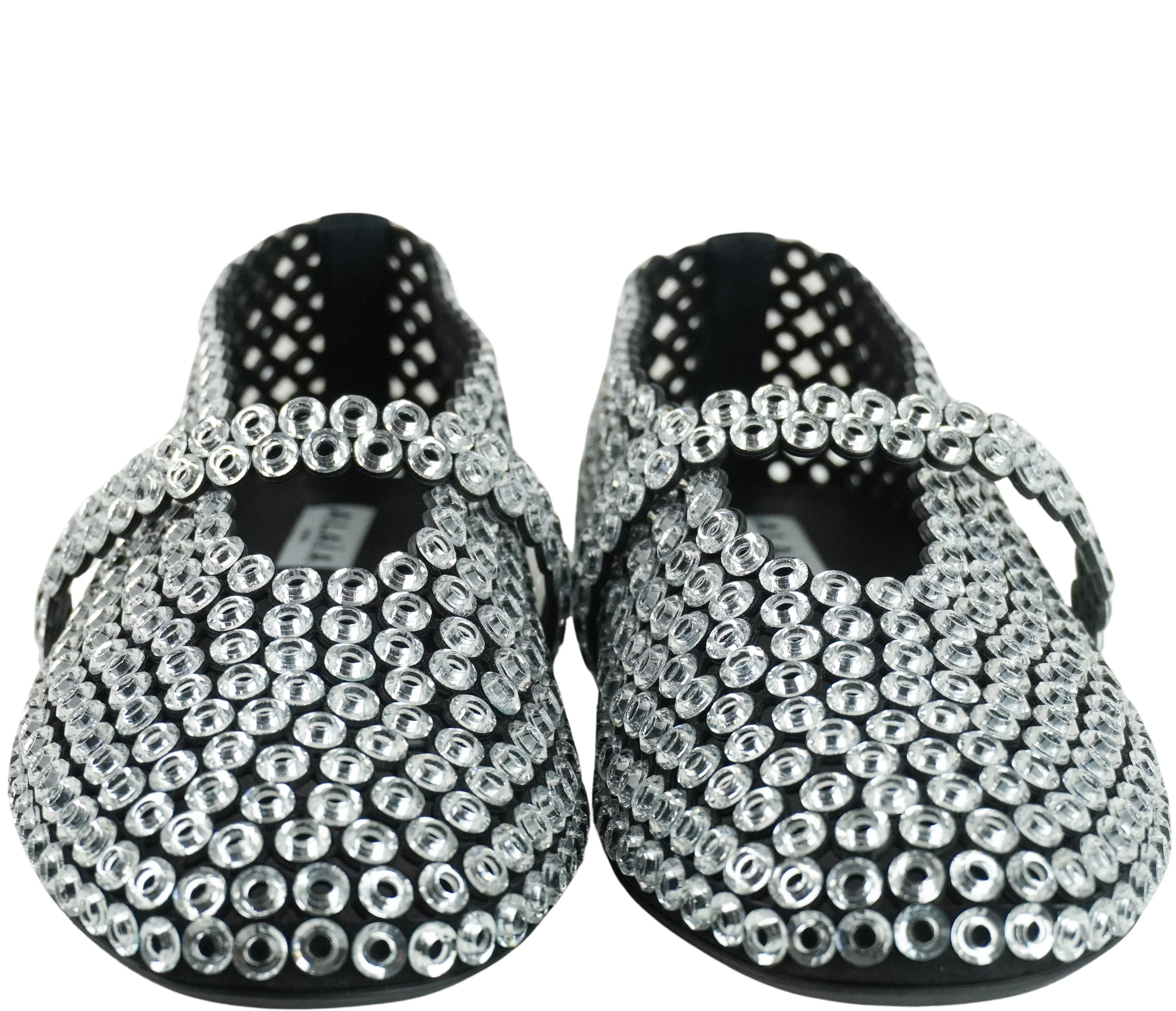 Alaïa Eyelet Flats in Transparent - Image 5