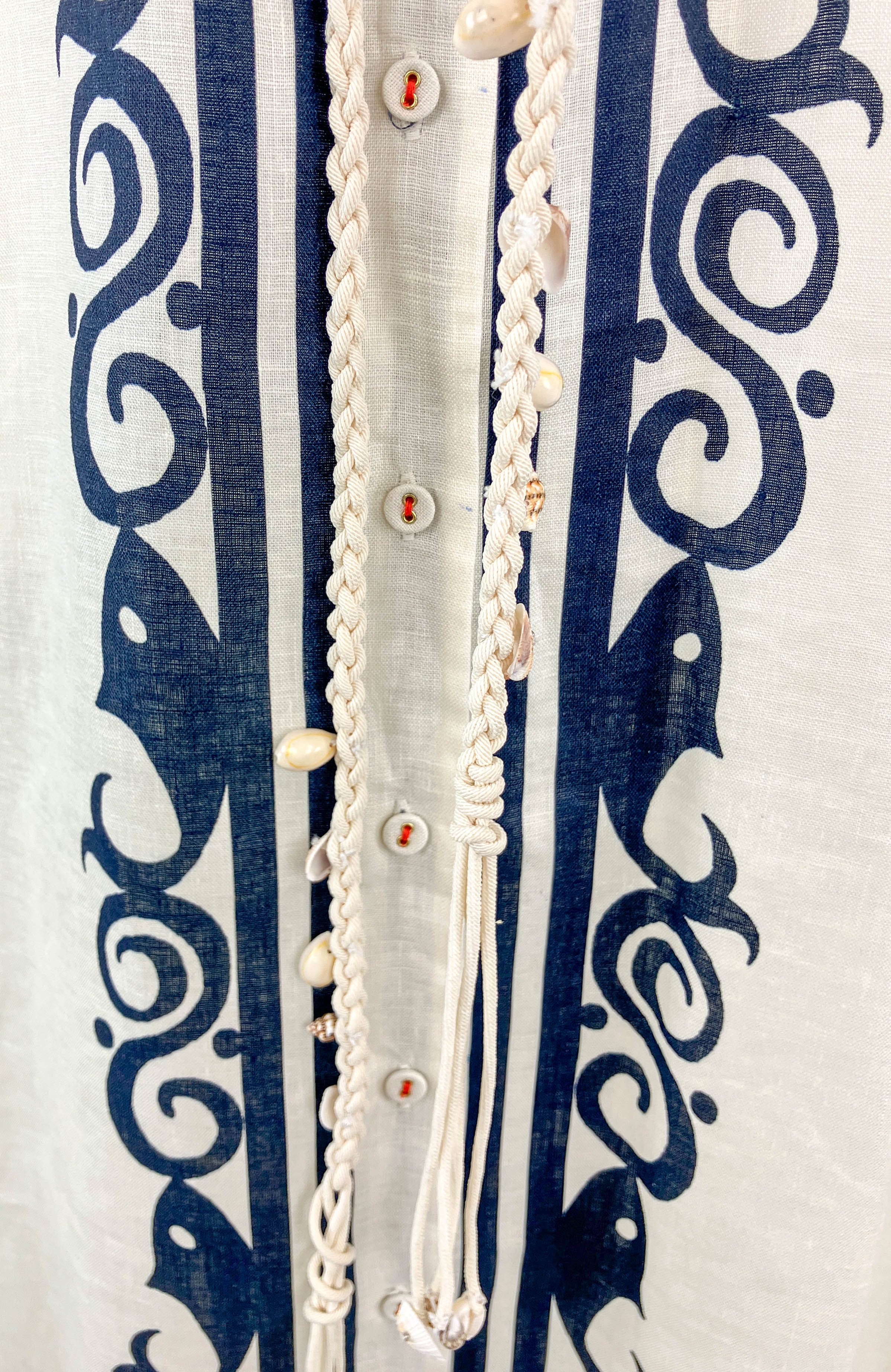 Alémais Marine Shirtdress in Cream - Image 4