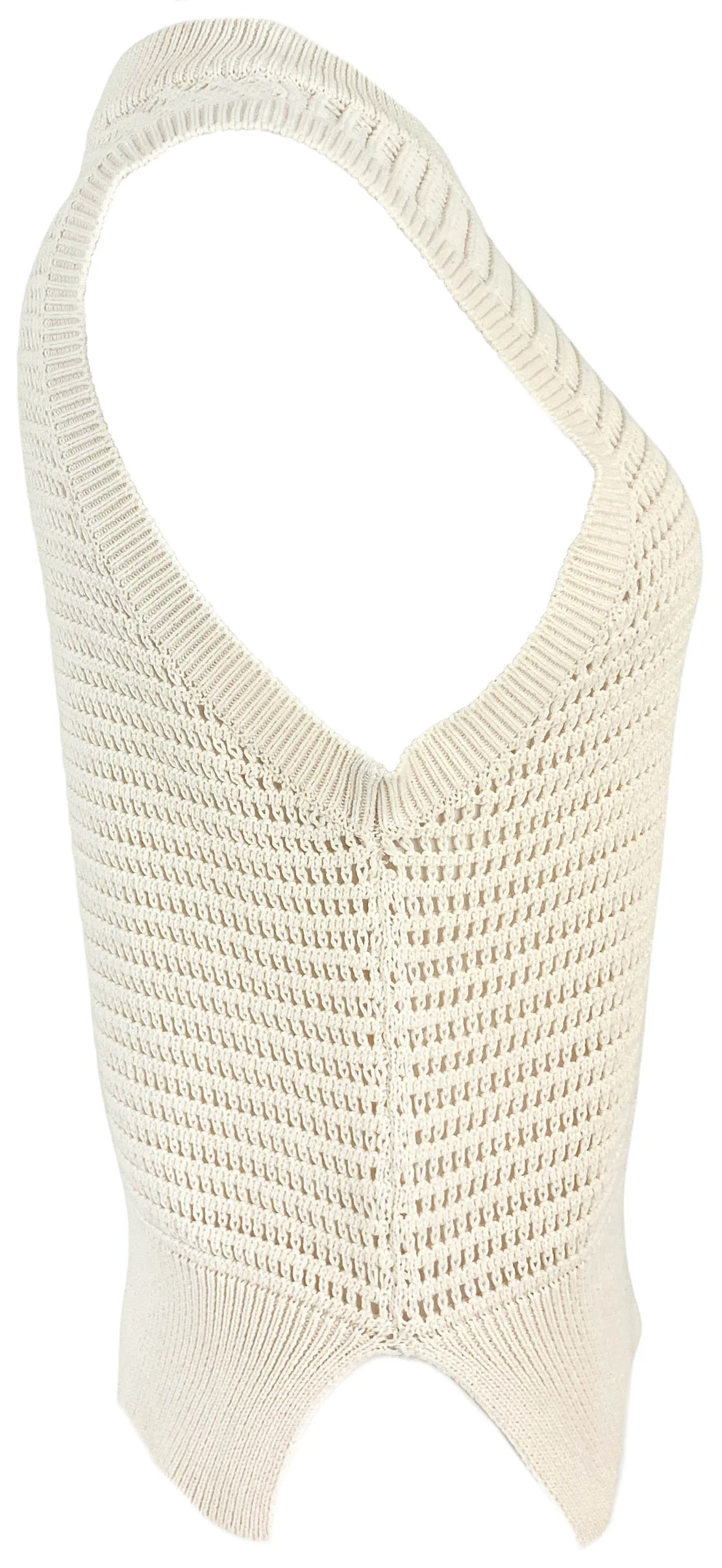 Alix of Bohemia Quentin Crochet Top in Oyster - Image 3