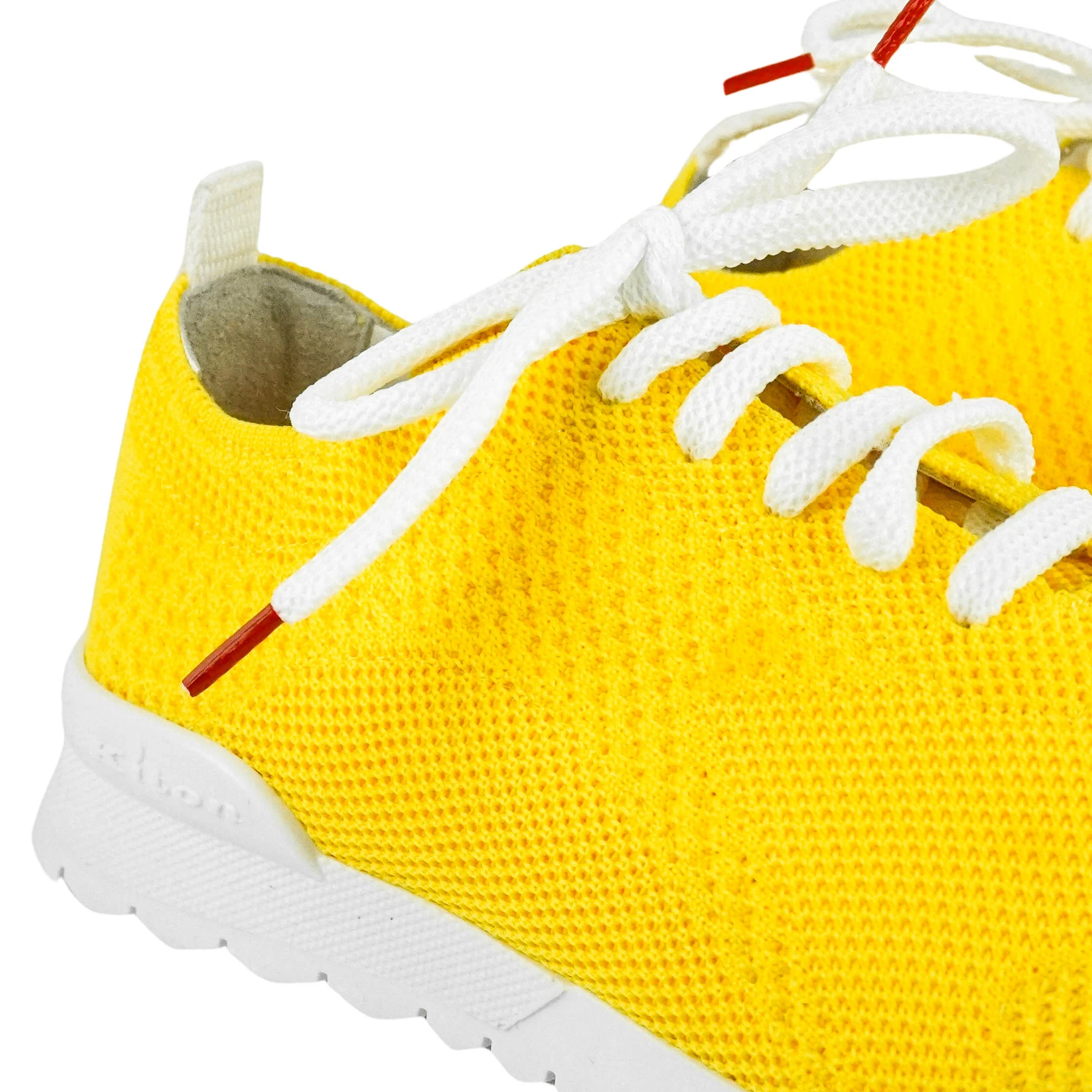 Kiton Fit Sneakers in Yellow - Image 4