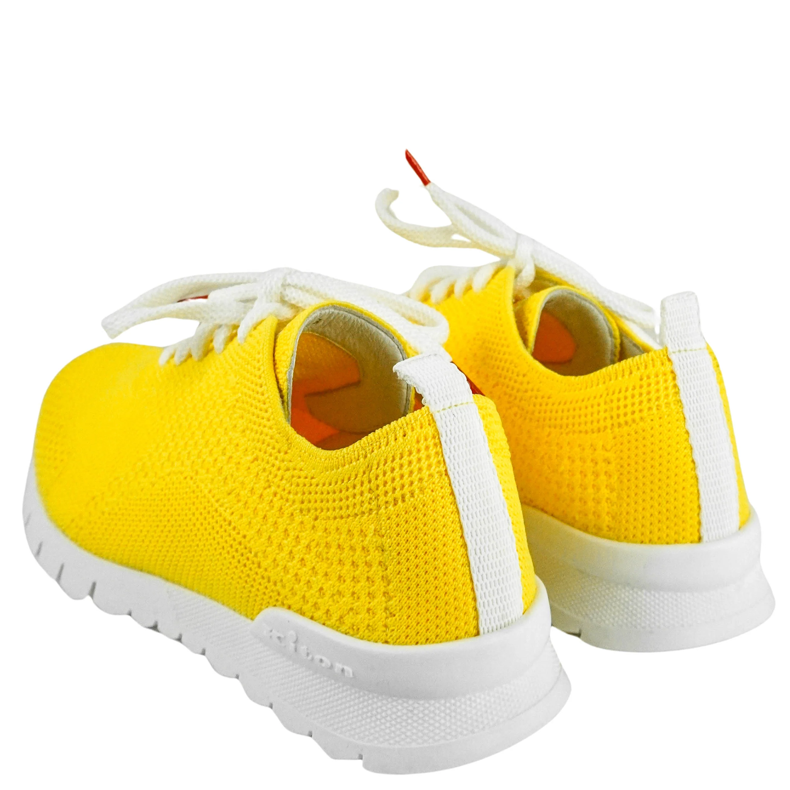 Kiton Fit Sneakers in Yellow - Image 5