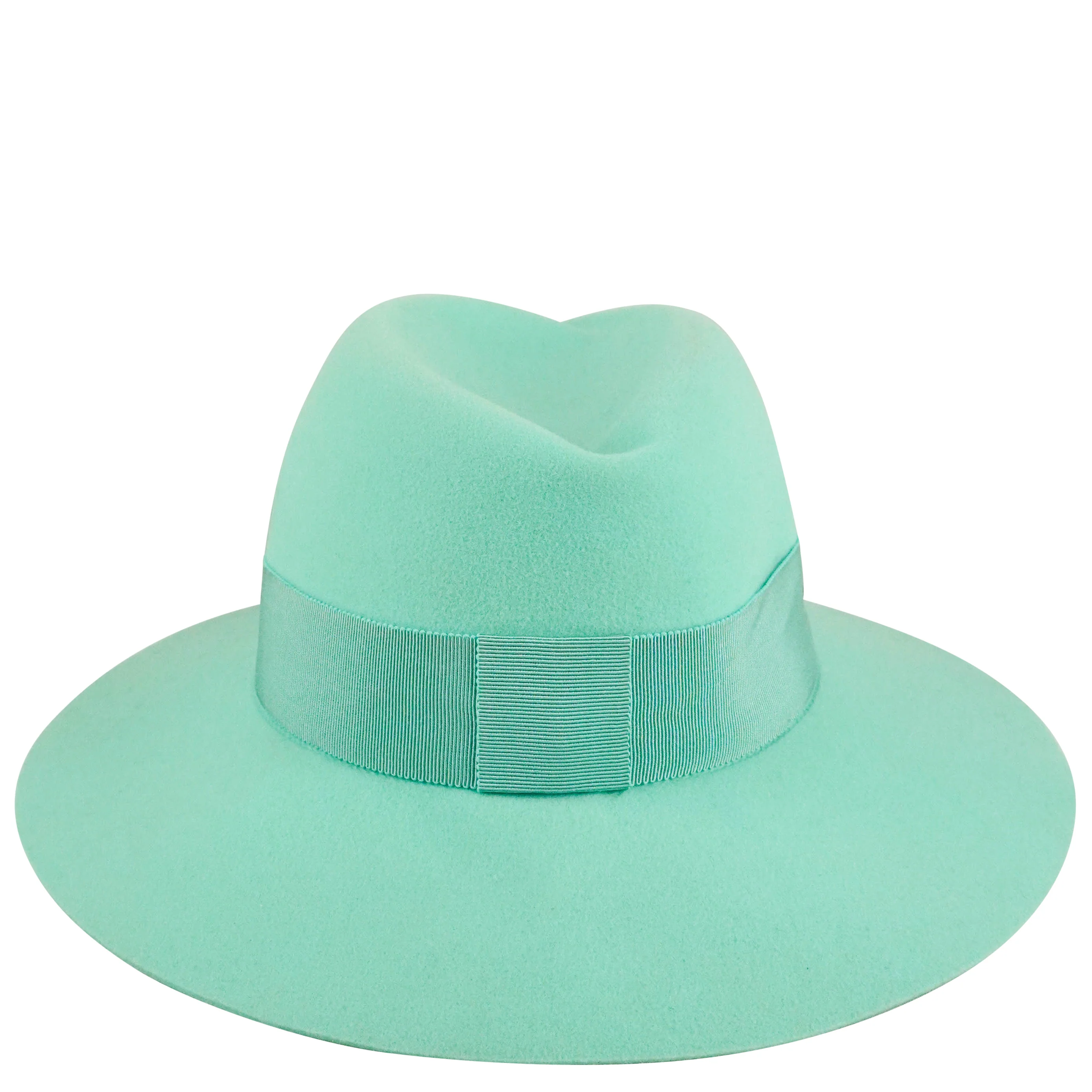 Maison Michel Henrietta Wool Felt Fedora Hat in Teal - Image 3