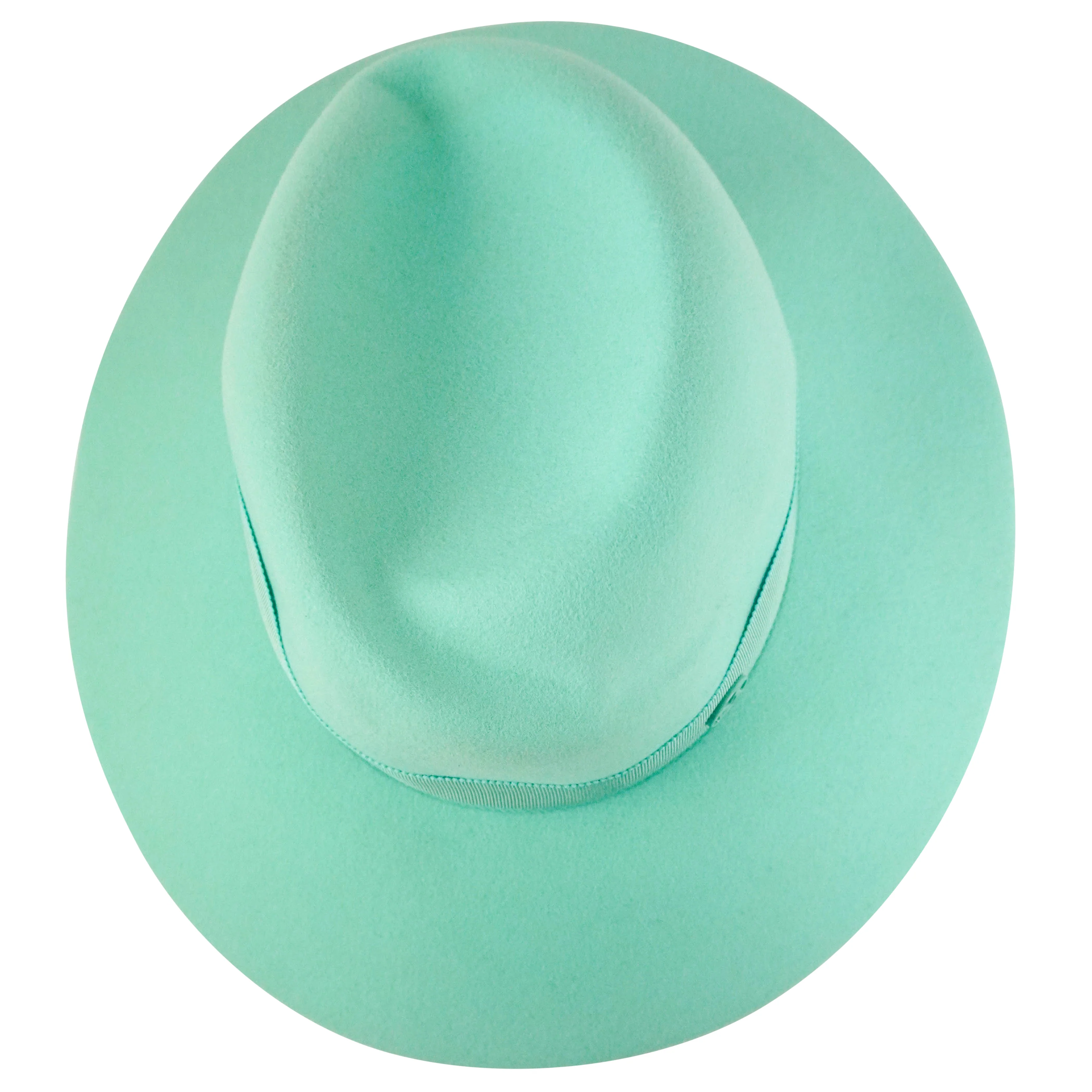 Maison Michel Henrietta Wool Felt Fedora Hat in Teal - Image 4