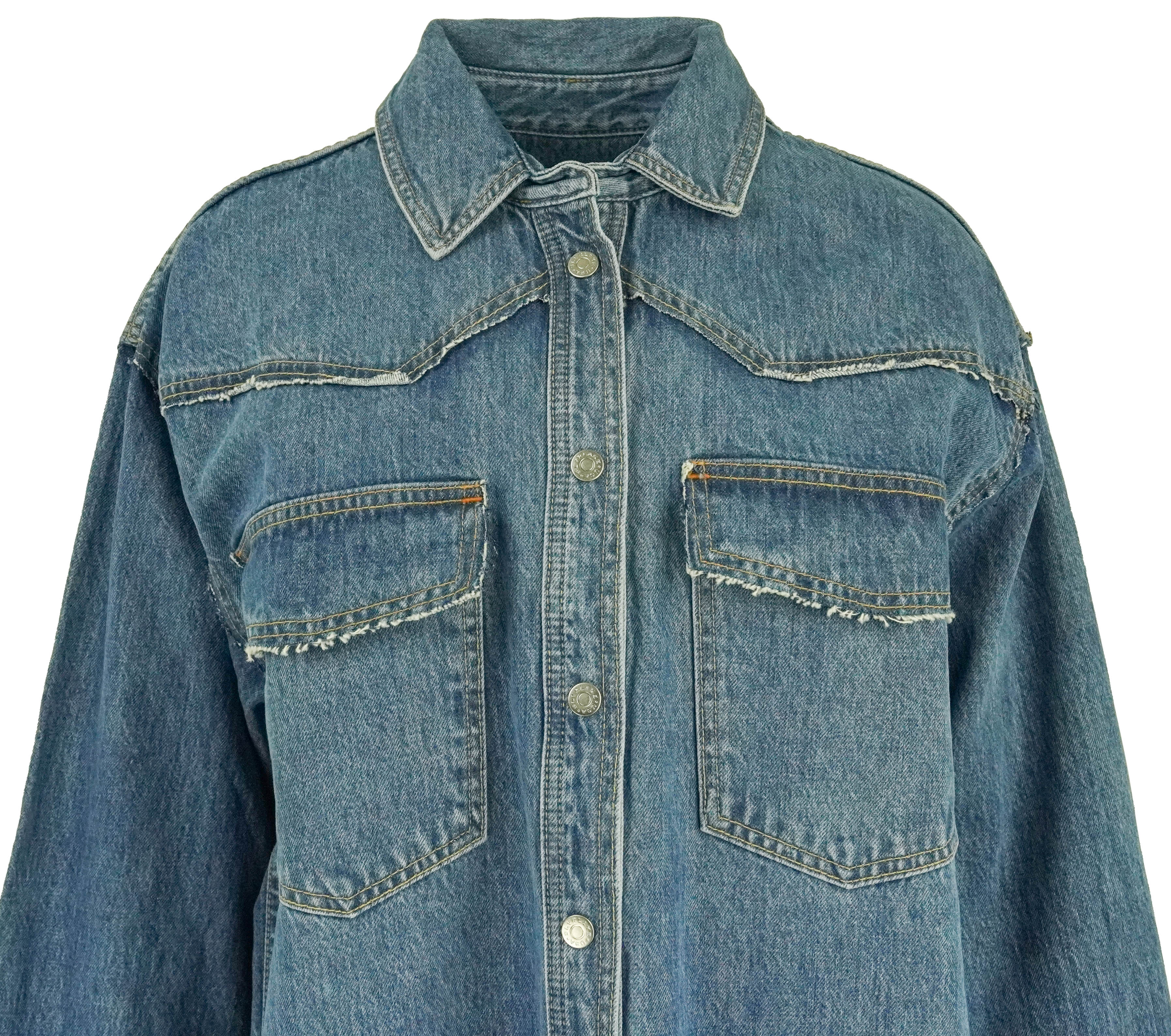 Slvrlake Western Shirt in Wounded Heart - Image 3