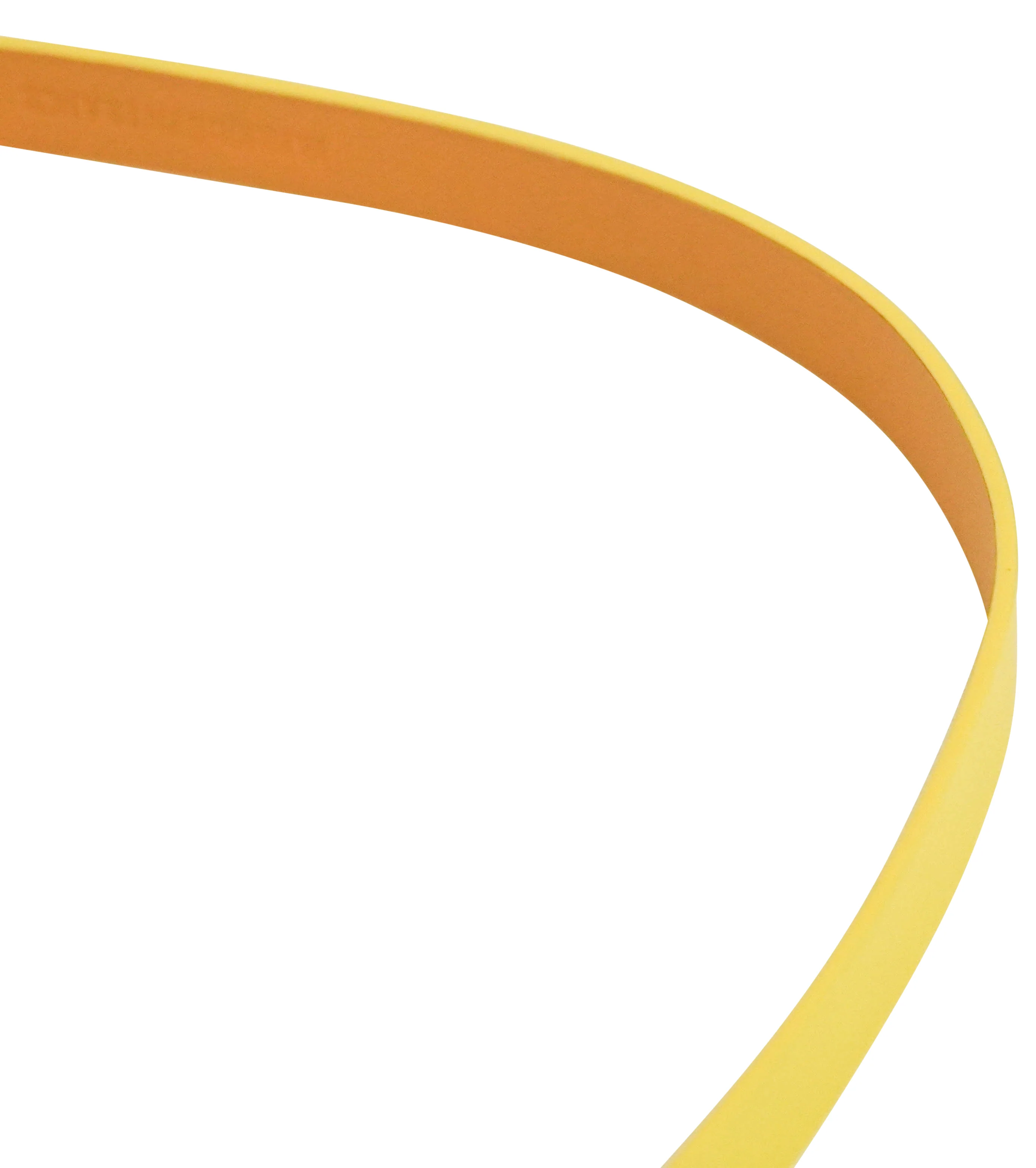 Vaincourt La Ravissante Skinny Leather Belt in Yellow - Image 4